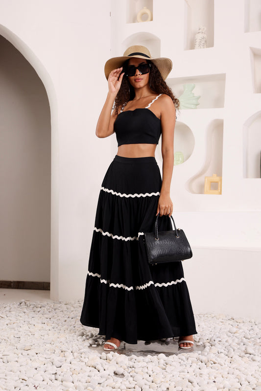 Midnight Waves skirt