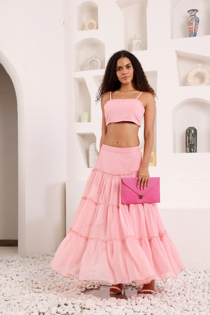 Cotton Candy Dream crop top