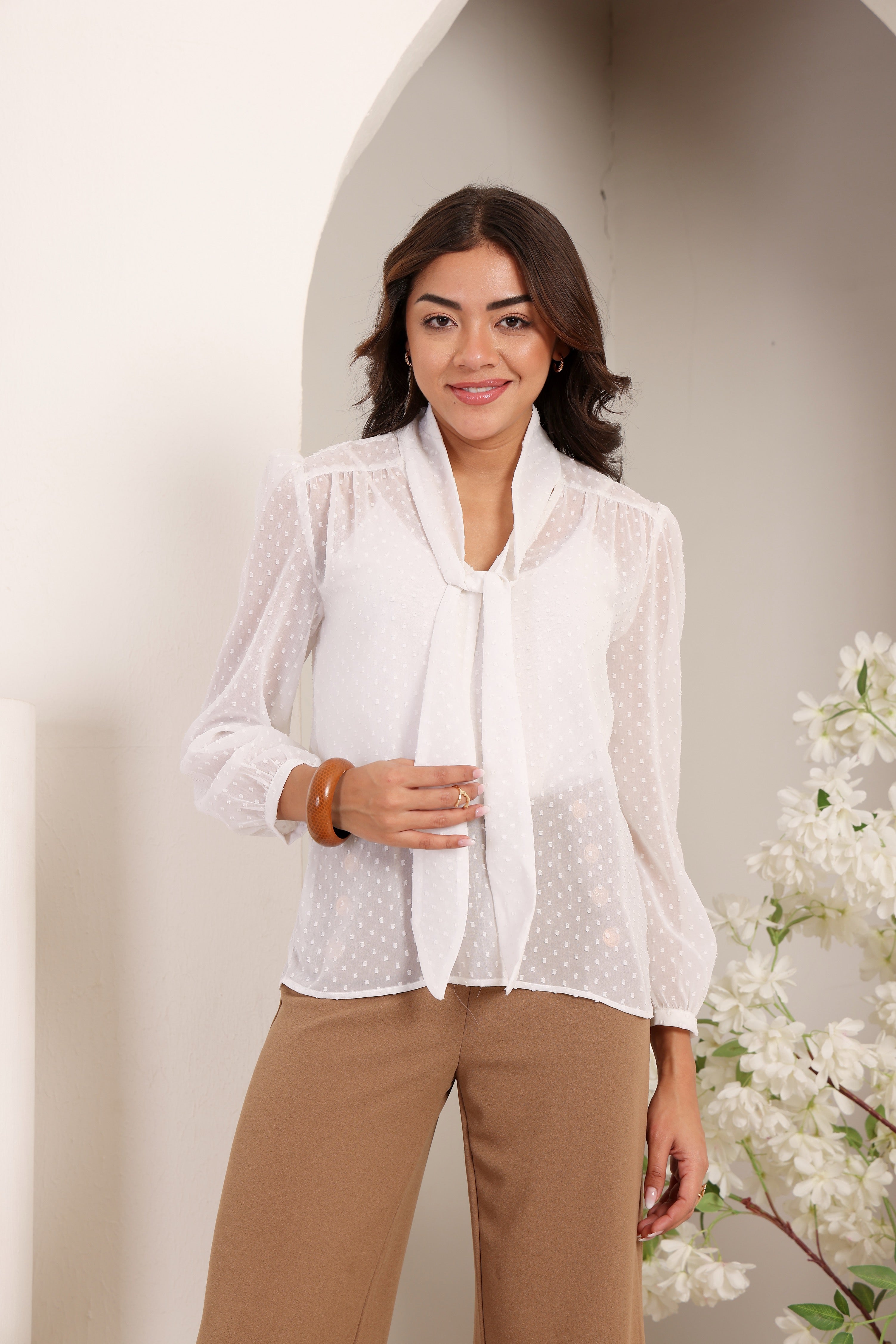 chiffon top