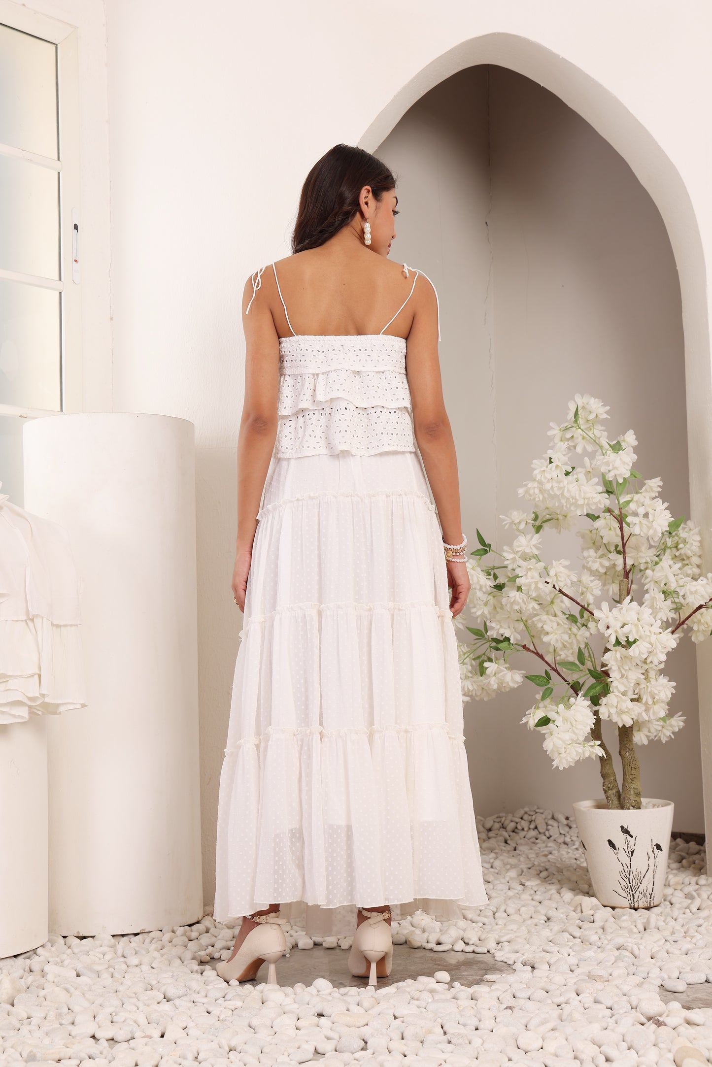 tiered skirt