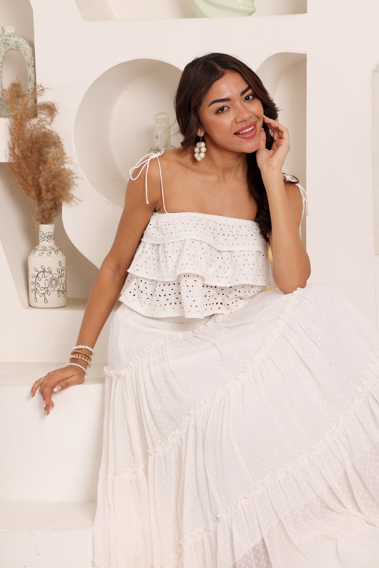 tiered skirt